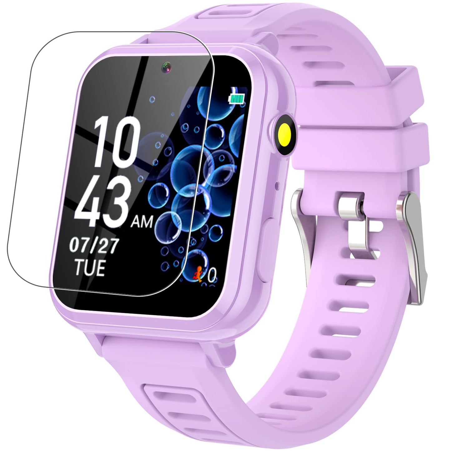 Smart Watch for Kids with 36 Games HD Touch Touchscreen Alarm Clock, Camera Music Player Pedometer Flashlight 12/24 hr Video & Audio Recording, Toys Gift for 3-12 Years Old Girls