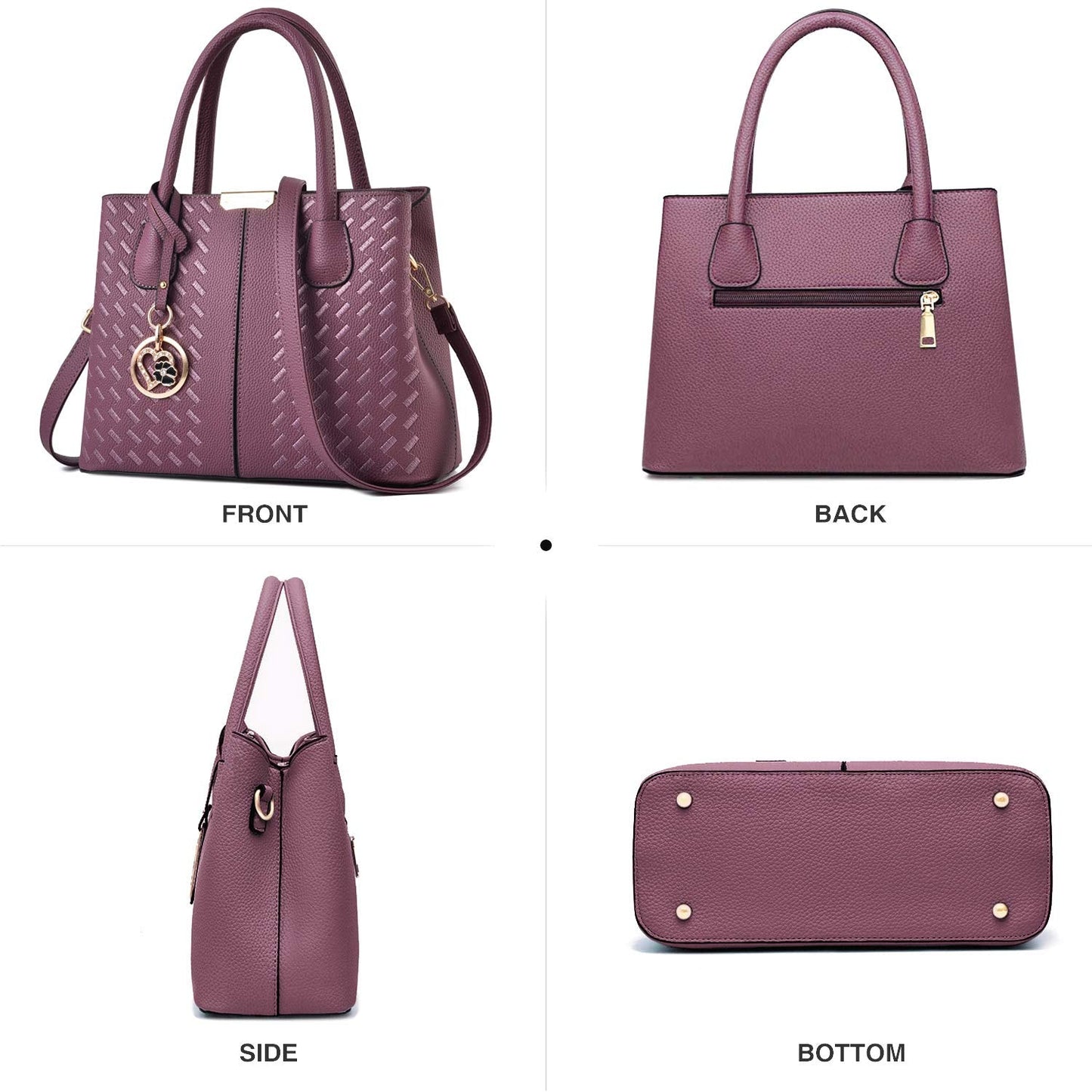 COCIFER Purses and Handbags for Women Fashion Leather Top Handle Satchel Shoulder Tote Bags