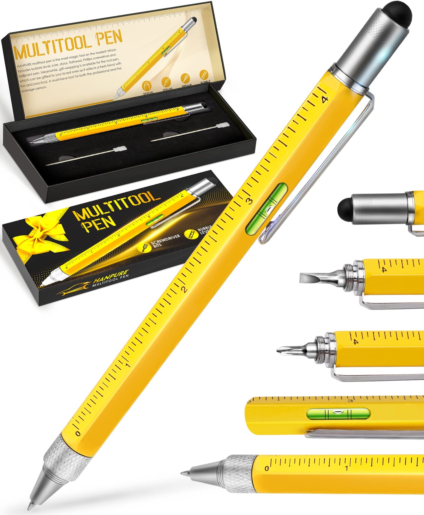 Father's Day Gifts for Dad Husband, Multitool Pen Cool Mens Gifts, Dad Gifts for Men Who Have Everything, Tools for Men Cool Gadgets, Husband Valentines Christmas Gifts Basket