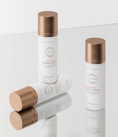 ReGenon Activator – Antioxidant Ampoule Mist with Camellia Flower Water, Oat Seed Extract, Lecithin & Oxygen, Hydrating & Brightening Toner Mist. 3.38 fl.oz (100ml)