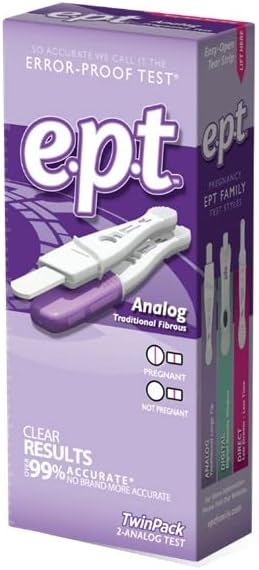 E.p.t Early Pregnancy Test, 2-Count
