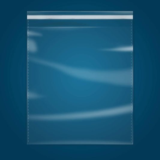 iMailer - 1000 Pack - 8" x 10" Self Sealing Cellophane Bags - Clear Cello Resealable Plastic Poly Bags for Art Prints, Packaging, Photo, Jewelry
