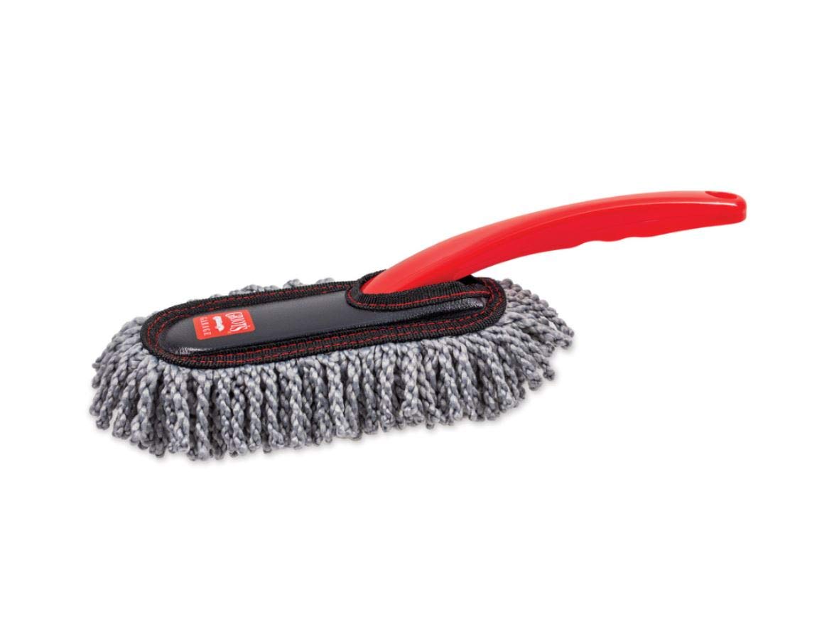 Griot's Garage Microfiber Mini Duster for Car Interior Cleaning and Detailing, Cleans Paint, Glass, Chrome, and Trim, Storage Bag Included, 11412