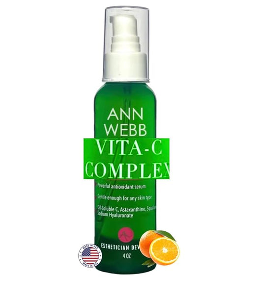 Skin Care Vitamin C Serum - Firmer, Brighter, more Radiant Skin. Vit C Serum w/Vit E, Hyaluronic Acid & packed w/Powerful Anti-aging, Damage-Repairing, UV-protecting Anti-oxidants. 4oz