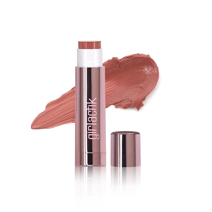 Girlactik Jello Gloss Balm – Hydrating Lip Gloss with Natural Shine, Pink Lemonade Scent, Moisturizing, and Smooth, Perfect for Everyday Lip Care with a Glossy Finish, 0.15 oz (AuNaturel)
