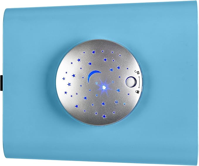 GermGuardian Air Purifier for Home with HEPA Pure Filter, Night Light Projector, UV-C Light Helps Reduce Germs, Removes 99.97% of Pollutants, Rooms up to 263 Sq. Ft., 11", Blue, AC4150BLCA