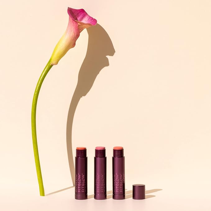 Fitglow Beauty - Cloud Collagen Lipstick Matte Balm | Vegan, Woman-Owned Clean Beauty (Happy, 0.14 oz | 4 g)
