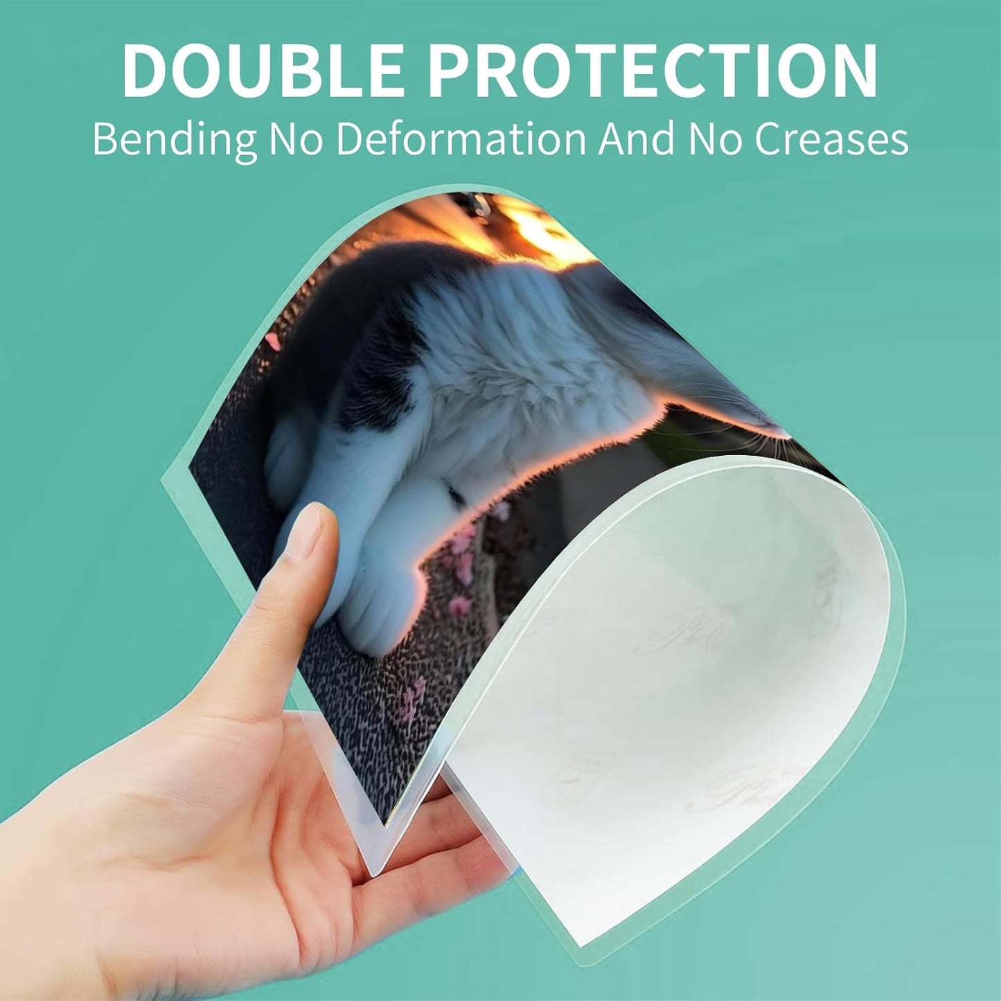 Laminating Sheets - 3Mil 500 Pack Thermal Laminating Pouches, 9"x11.5" Clear Laminate Sheets for Schedules, Menus, Certificates, Art Drawings, Round Corner