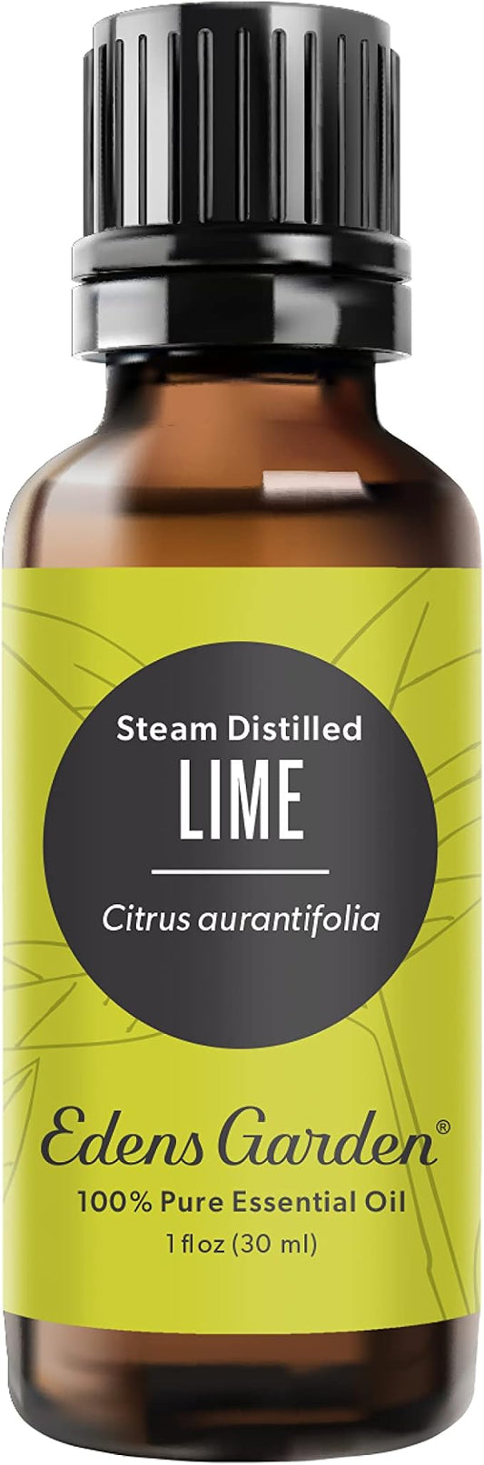 Edens Garden Lime- Steam Distilled Essential Oil- 100% Pure Premium Grade, Undiluted, Natural, Therapeutic, Aromatherapy, The Best for Diffuser, Candle, Laundry, Humidifiers 30 ml (1 fl oz)