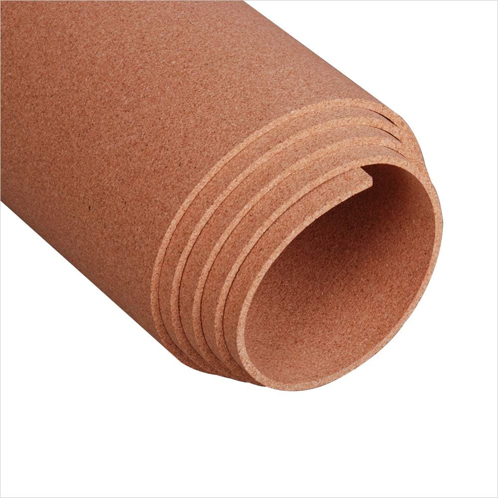 Manton Cork Premium Cork Sheet - 4' x 8' x 1/4", 100% Natural Facing Grade Material for Bulletin Boards, Decorative Photo and Message Push Pin Displays - Perfect for Home, School, and Office