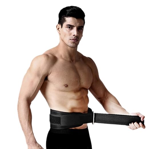 Back Support Lumbar Support Belt Lower Back Brace for Pain Relief Sciatica Herniated Disc Scoliosis Posture Correction Adjustable Mesh Support Straps for Men Women Fitness Waist Protection (Black, L)