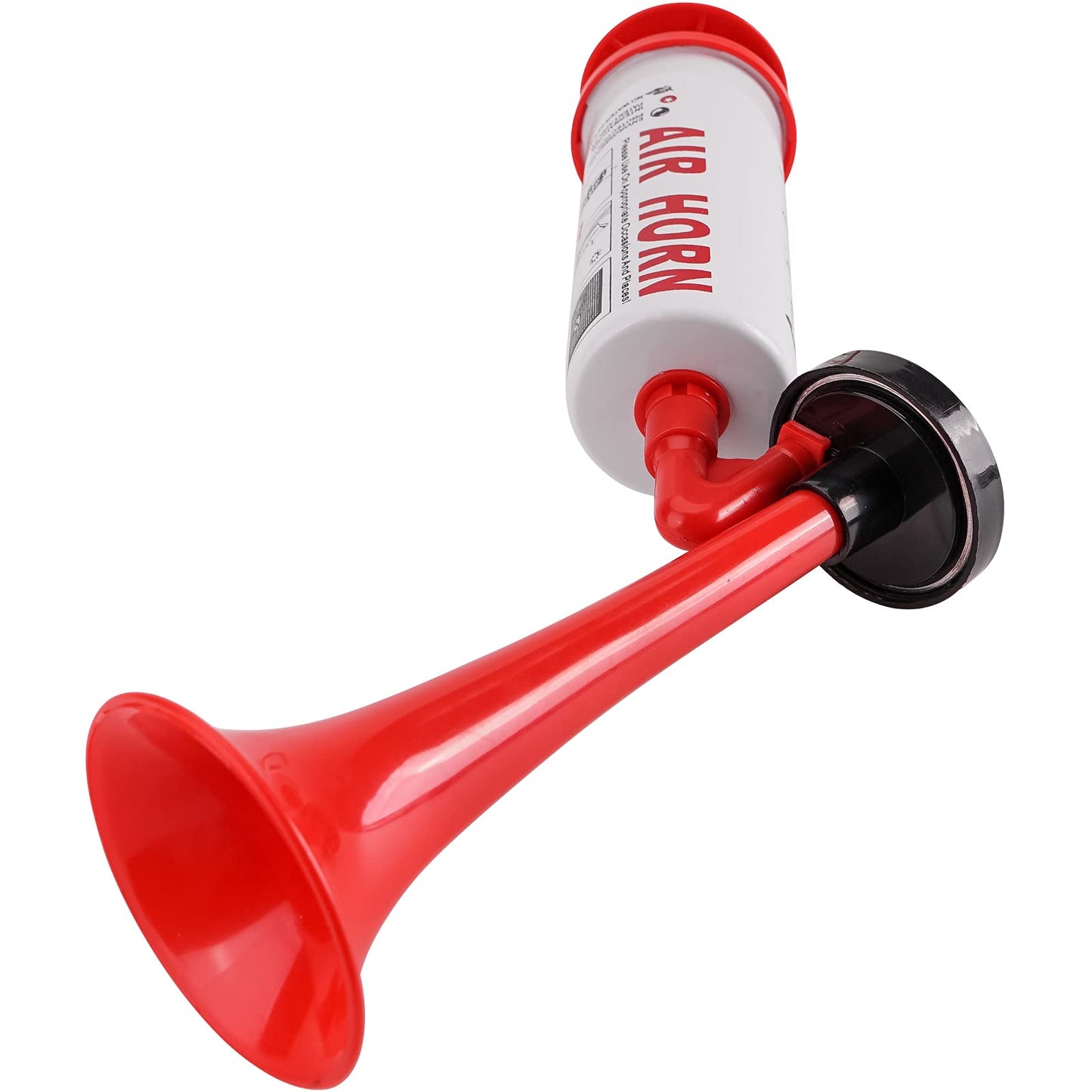 AOLIHAN 4Pcs Handheld Air Horn, Aluminum Portable Handheld Air Pump Horn, Loud Noise Maker Safety Horn for Boats Cars Sporting Events Camping Reusable Eco-Friendly (Handheld air horn 4pcs)