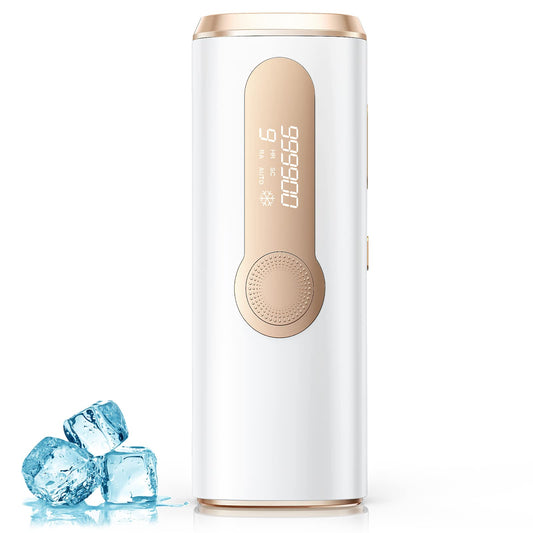 AMOTAOS IPL Laser Hair Removal for Women and Men, Ice-Cooling Laser Hair Removal Device Safe at-Home Epilators for Face Armpits Arms Bikini Line Legs Whole Body