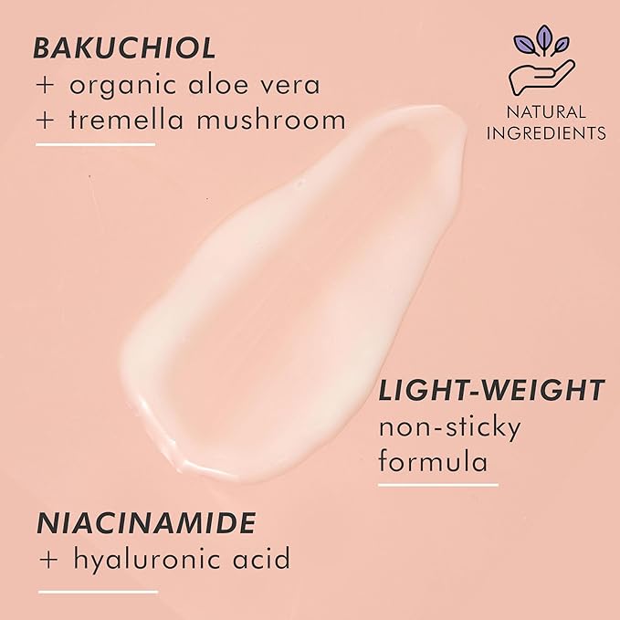 Bio Retinol Alternative Bakuchiol Serum - Smooths Skin & Reduces Fine Lines, USA Made with Natural & Organic Ingredients, Anti-Aging Skin Care Formula, Vegan, Cruelty Free