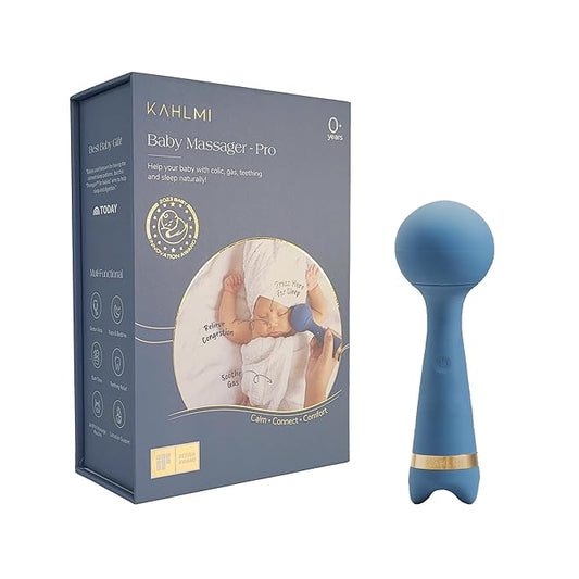 Baby Massager for Baby Constipation, Gas Relief, Colic Calm, and Baby Sleep Aid, Edible-Grade Silicone Baby Soother Single Unit
