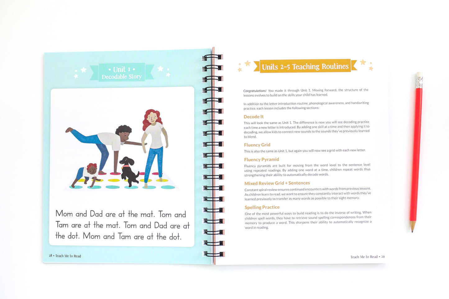 Teach Me to Read: A Parent Guided Student Workbook for Kids to Learn to Read Using Phonics, Decodables and the Science of Reading (Video Tutorials Included)
