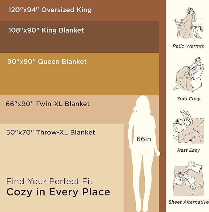 Bedsure 100% Cotton Blanket Queen Size for Bed - Breathable and Lightweight, Soft Cozy Textured Herringbone Woven Blanket for Summer Spring, Teal, 90x90 inches