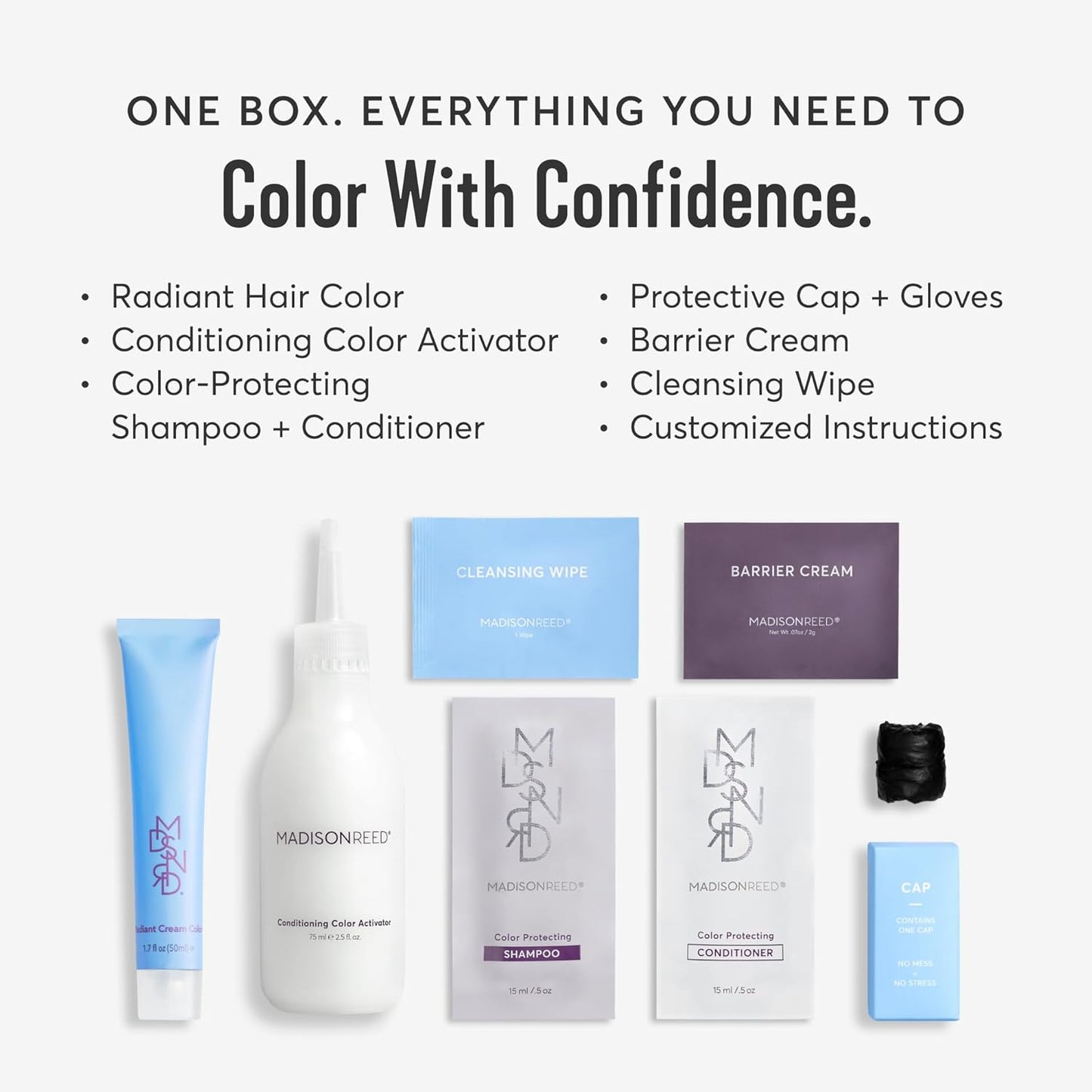 Madison Reed Radiant Hair Color Kit | 5NGM Dark Cinnamon Brown with Gold Mahogany Tones (Catania Brown) for 100% Gray Hair Coverage | Dimensional Permanent Hair Dye | PPD-Free & Ammonia-Free | 1 Pack