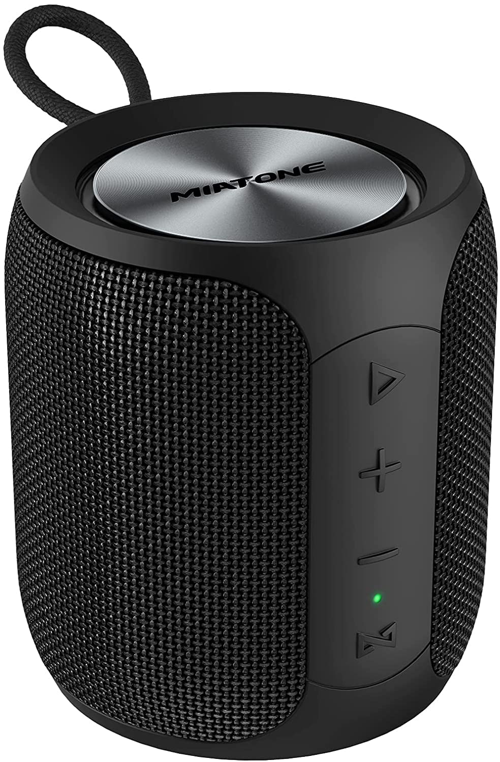 MIATONE QBOX - 16W Bluetooth Speaker IP67 Waterproof Speaker with Deep Bass, Portable Speakers for Beach Camping Accessories, Gifts for Men Fathers Him - Black