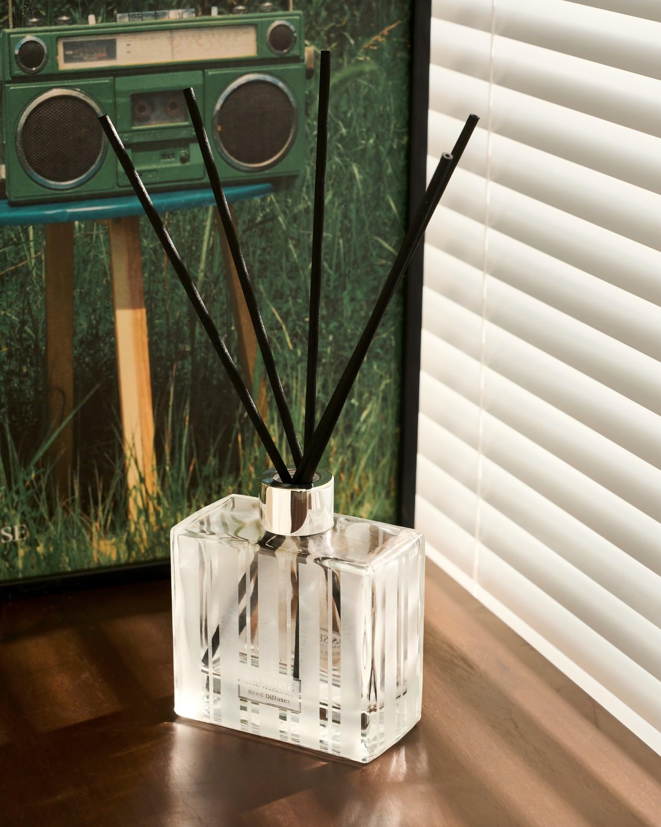 M&SENSE Citrus & Pine Scent Diffuser - 7.04oz Holiday Joy Reed Diffusers for Home, Scented Diffuser Gifts for Her, Home Fragrance Diffusers with Sticks for Bathroom Bedroom & Shelf Decor