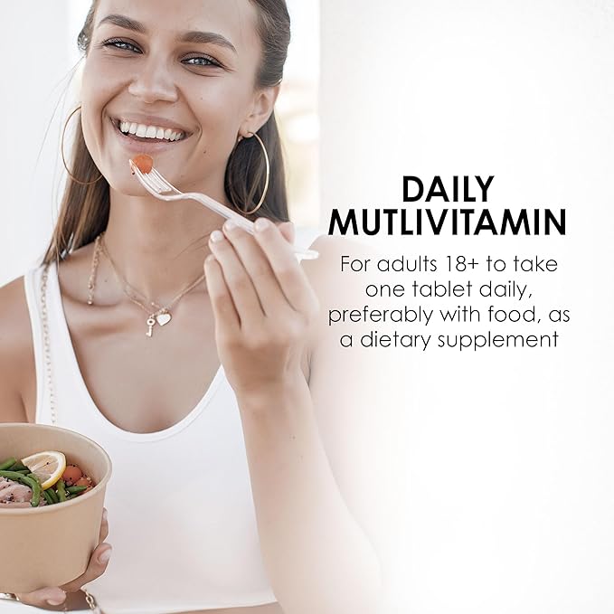 MASON NATURAL Daily Multiple Vitamins with Minerals, 24 Essential Nutrients for Overall Health, 60 Tablets