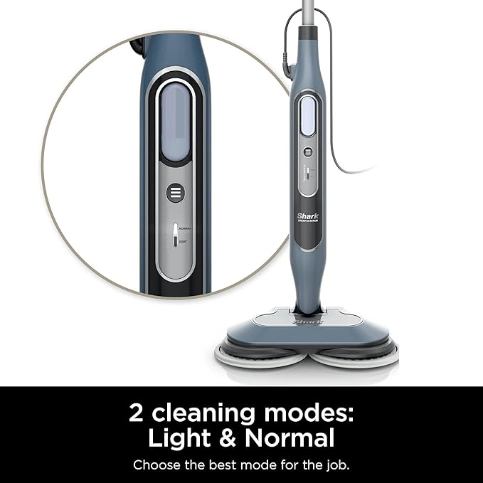 Shark S8000 Steam & Scrub All-in-One Scrubbing and Sanitizing Hard Floor Steam Mop pure water (Renewed)