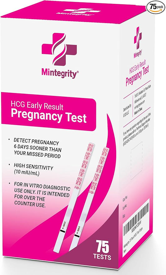 75 Pack Pregnancy Test Strips, Rapid and Accurate Results