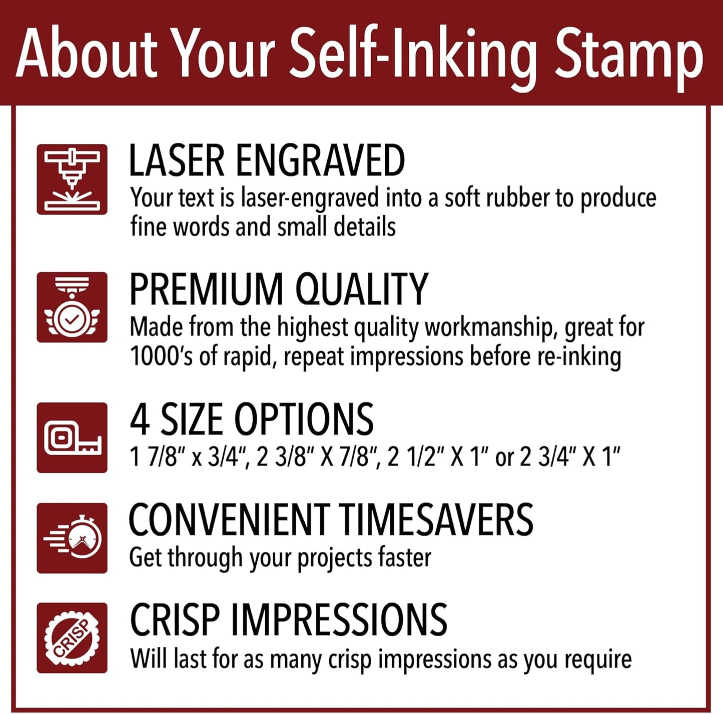Scanned Office Stamp | 4 Different Sizes | 20 Designs | Multiple Color Options | Perfect for Quick Validation of Office Documents (Scanned, Medium)