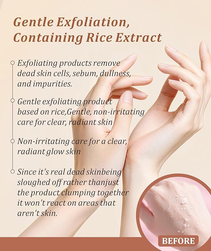 Peel Shot Glow Rice Ampoule Duo Set Day & Night, | Gentle Peel + Pore Minimizing & Deep Hydration | Black and White Rice Exfoliant for All Skin Types, 2PCS (White Rice+Black Rice)