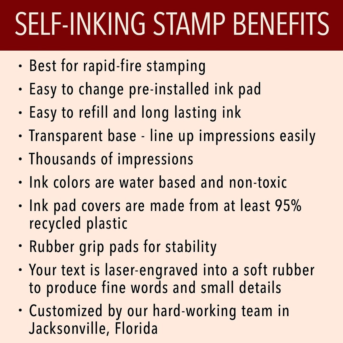 Custom Self-Inking Teacher Stamps | 49 Designs | Fun Phrases | Grading Made Easy | Classroom and Library Book Stamps (Mer-Mazing, Xtra Wide)