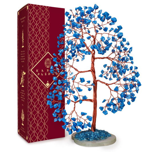 Crystal Tree of Life 7 Chakra Healing Crystal Trees for Home Decor, Office Desk Decor, Living Room Decor, Handmade Bonsai Trees for Positive Energy, Money, Good Luck Birthday Gifts for Women, Mom